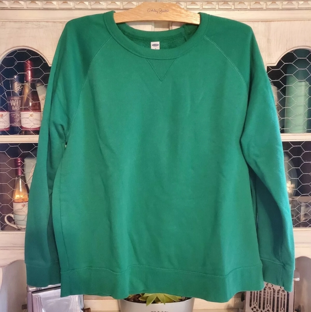 Old navy sweat shirt great Kelly green color xl